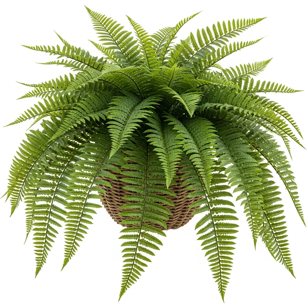 UV-Proof Fern Hanging Basket