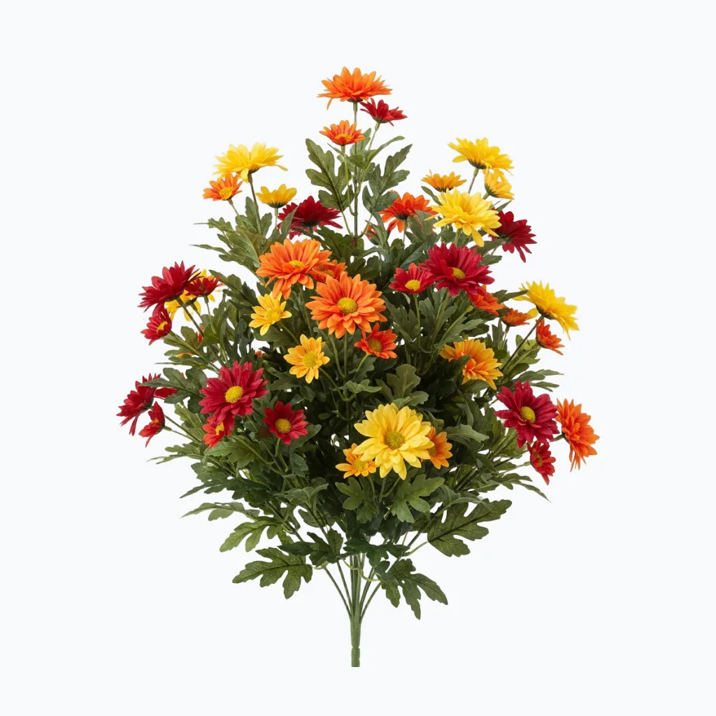 Artificial Chrysanthemum Bush