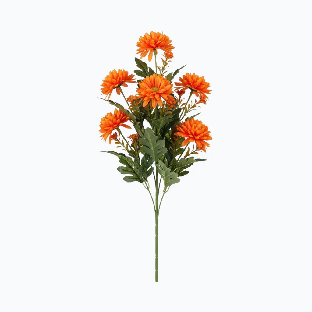 UV-Resistant Orange Mums