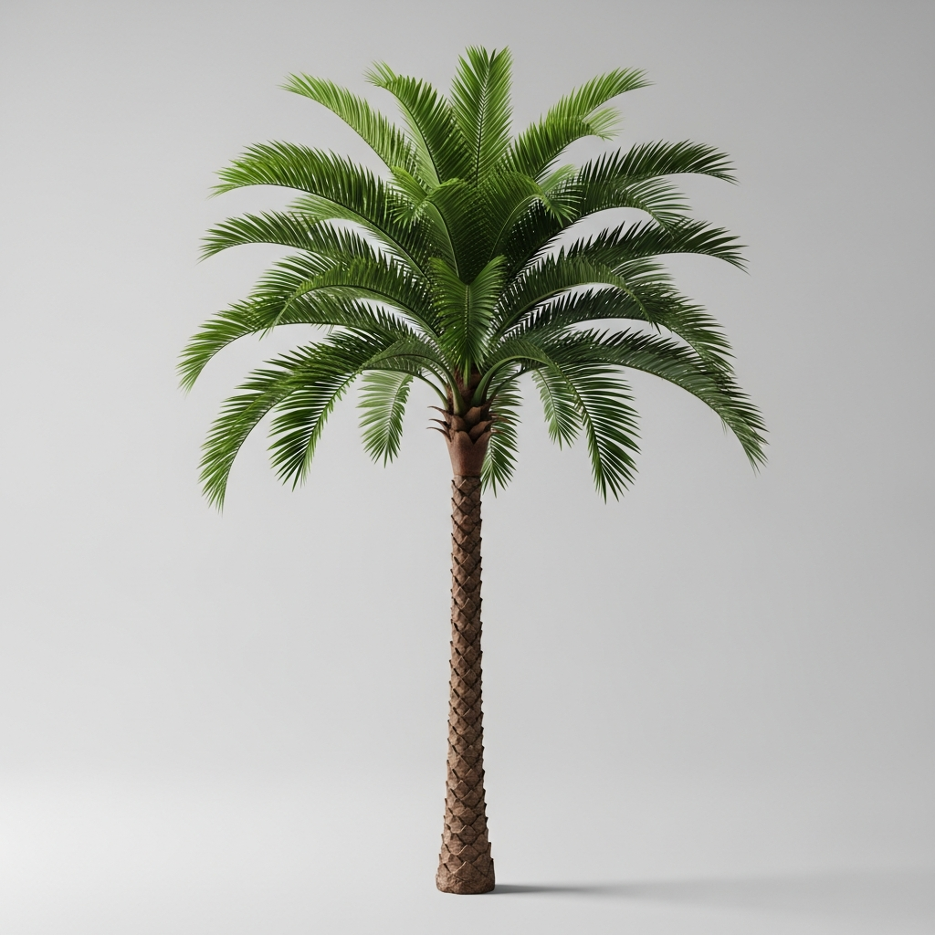 10-Foot UV-Protected Artificial Palm Tree for Outdoor Synthetic Landscaping
