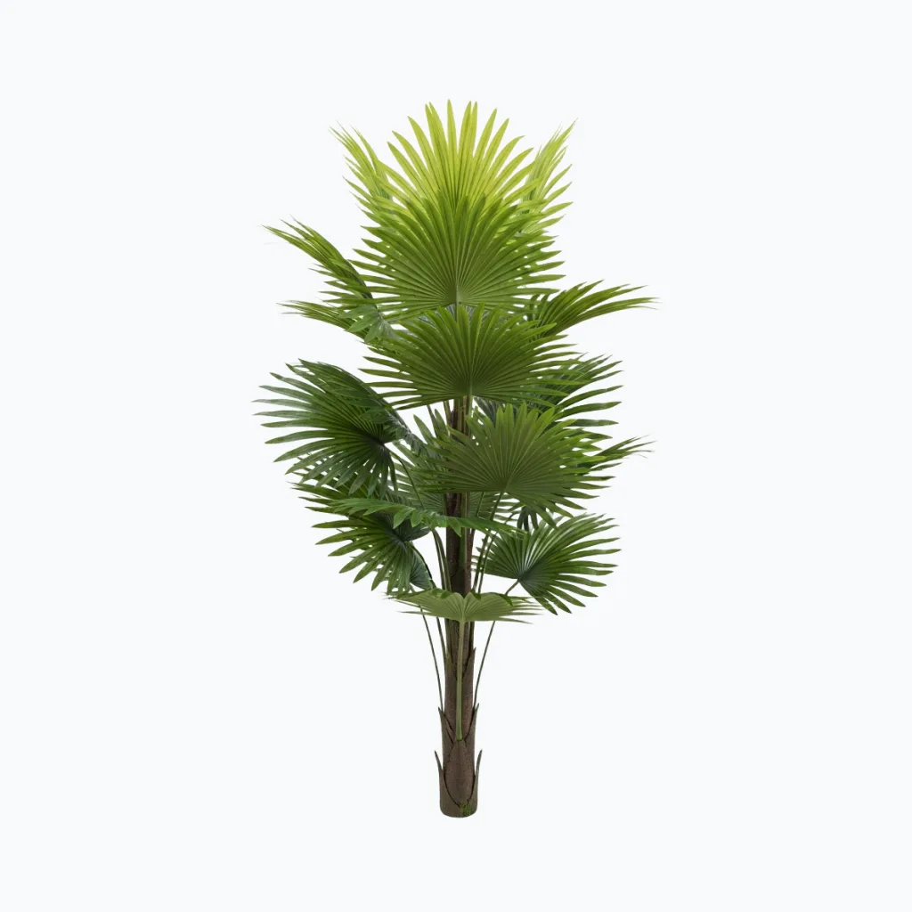 Artificial Fan Palm Tree